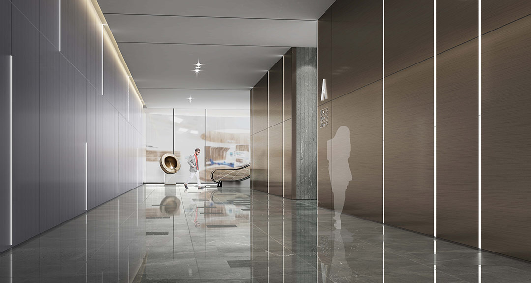 A座负一层电梯前厅